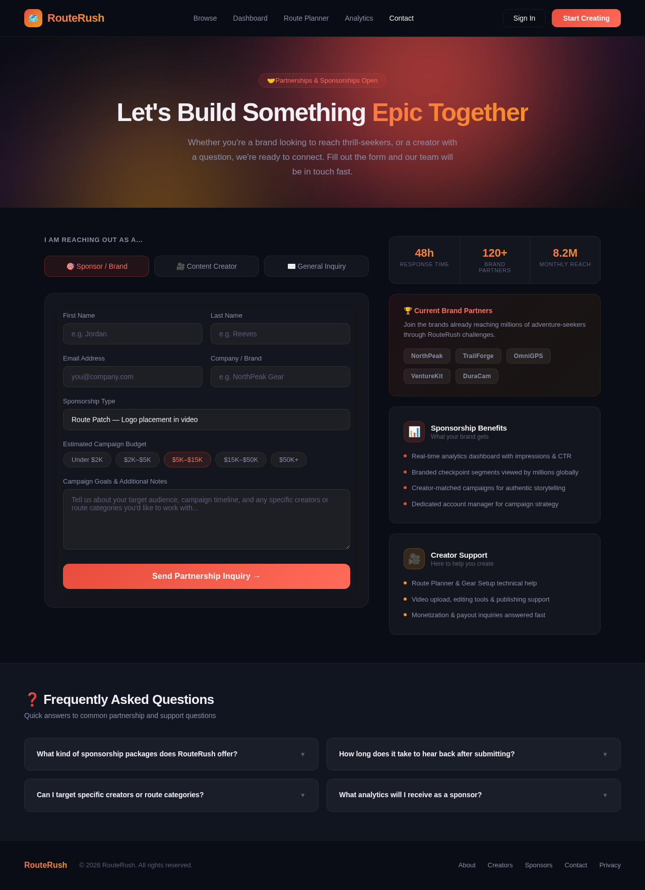 Contact design preview