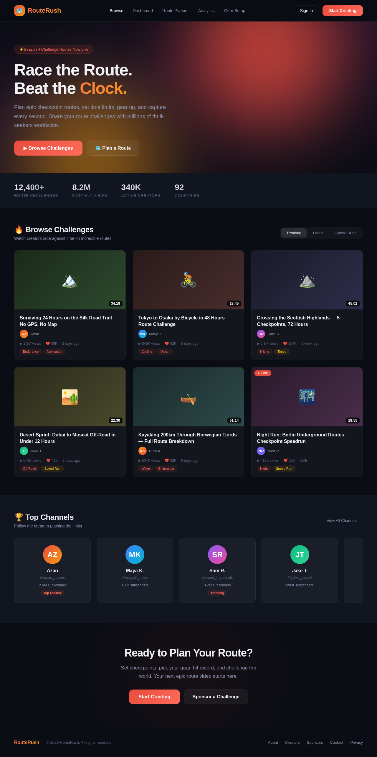 Landing design preview
