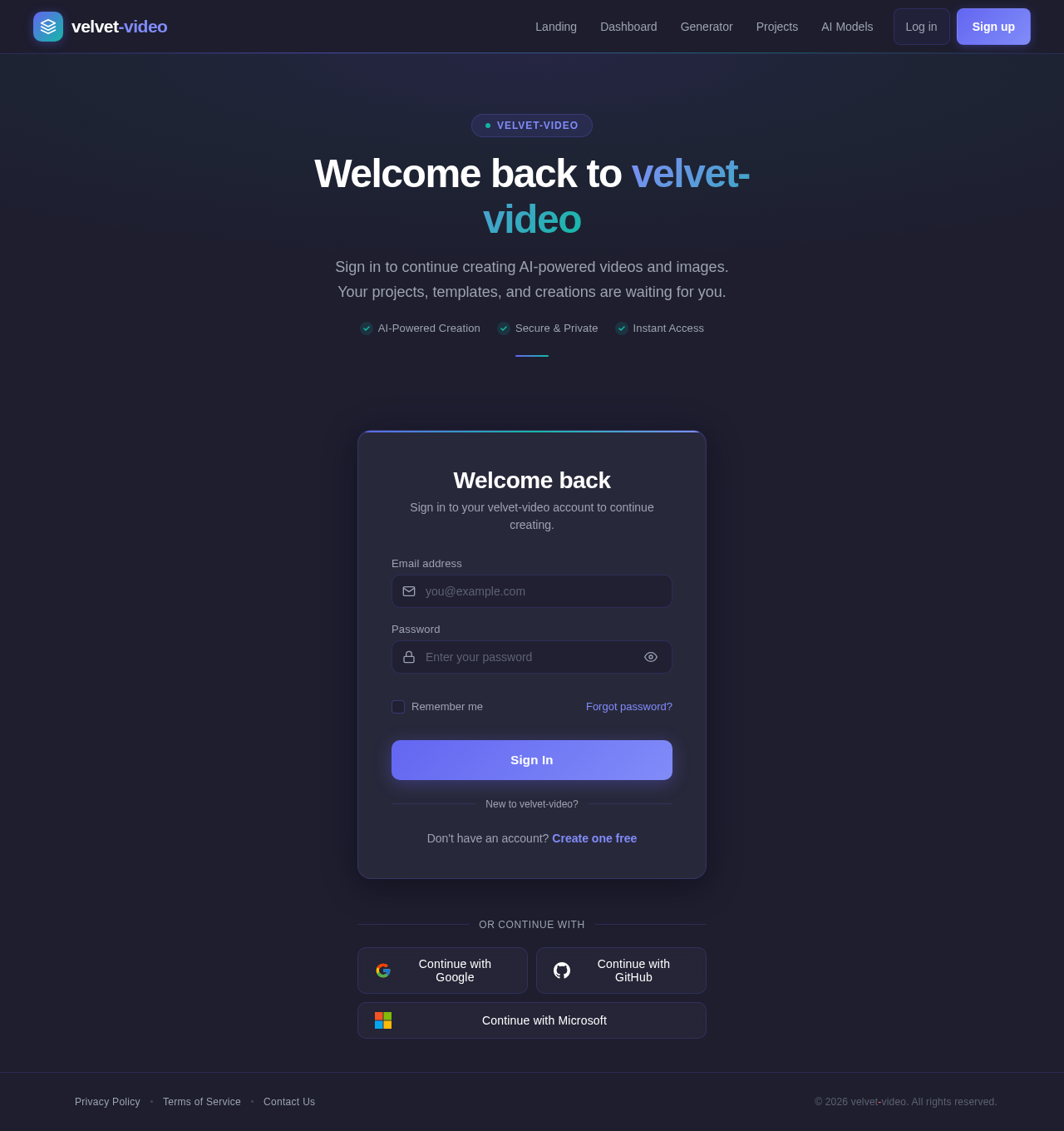 Login design preview