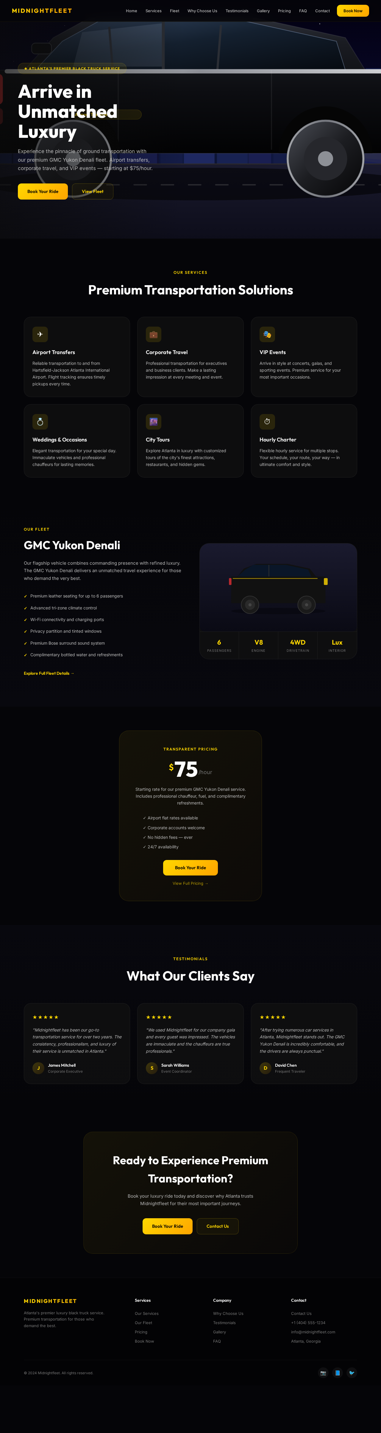 Landing design preview