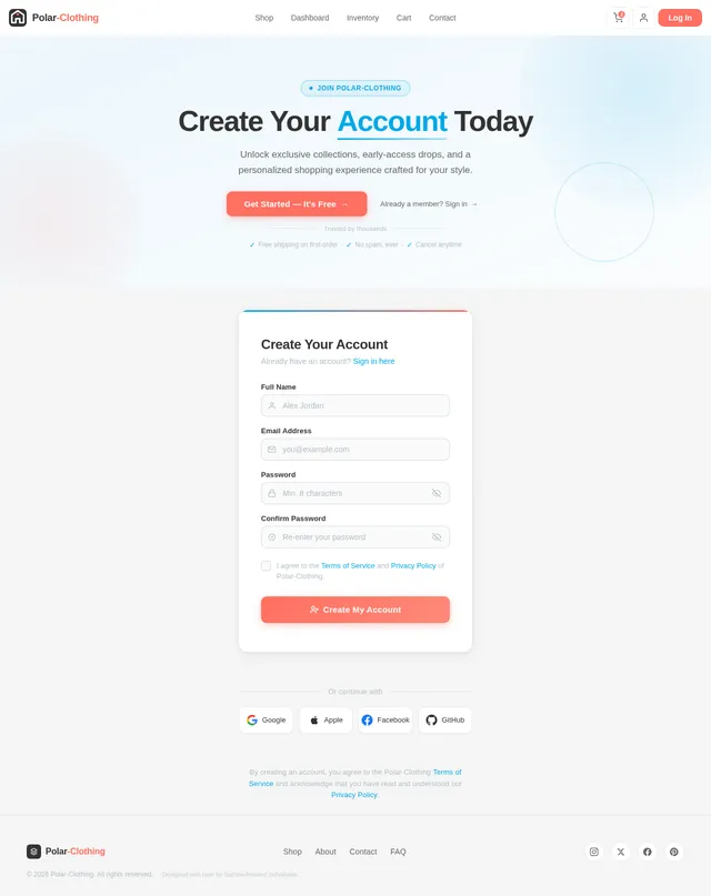 Signup