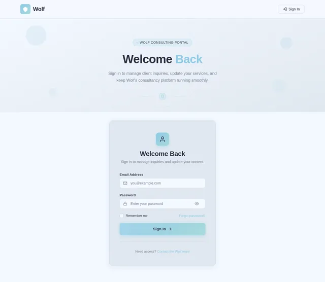 Login