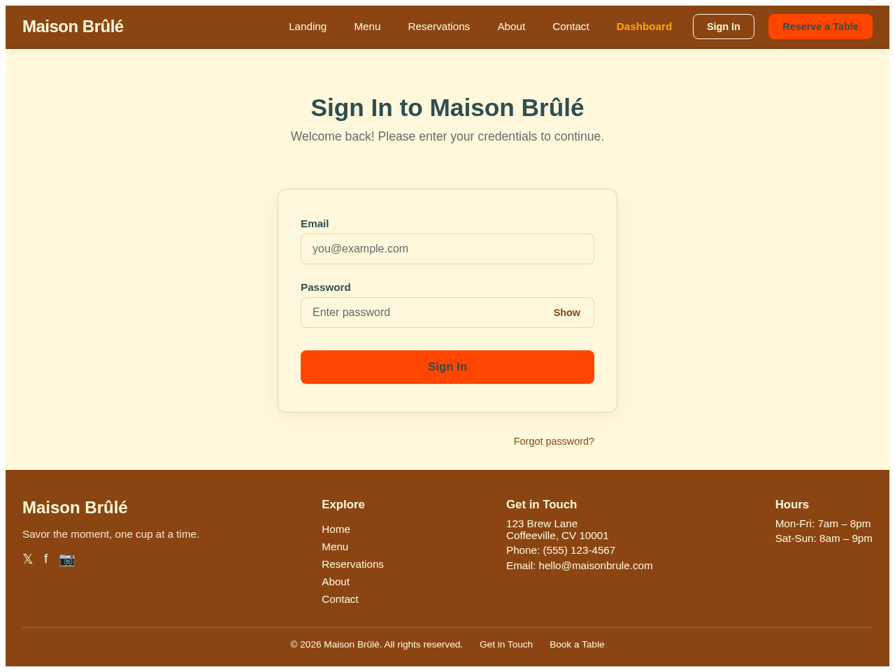 Login design preview