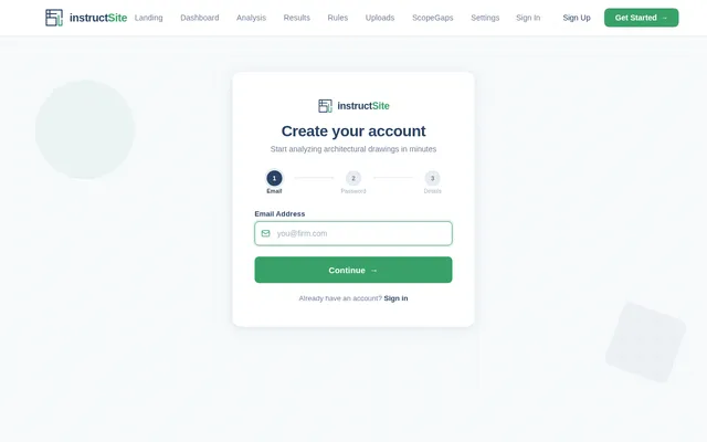 Signup