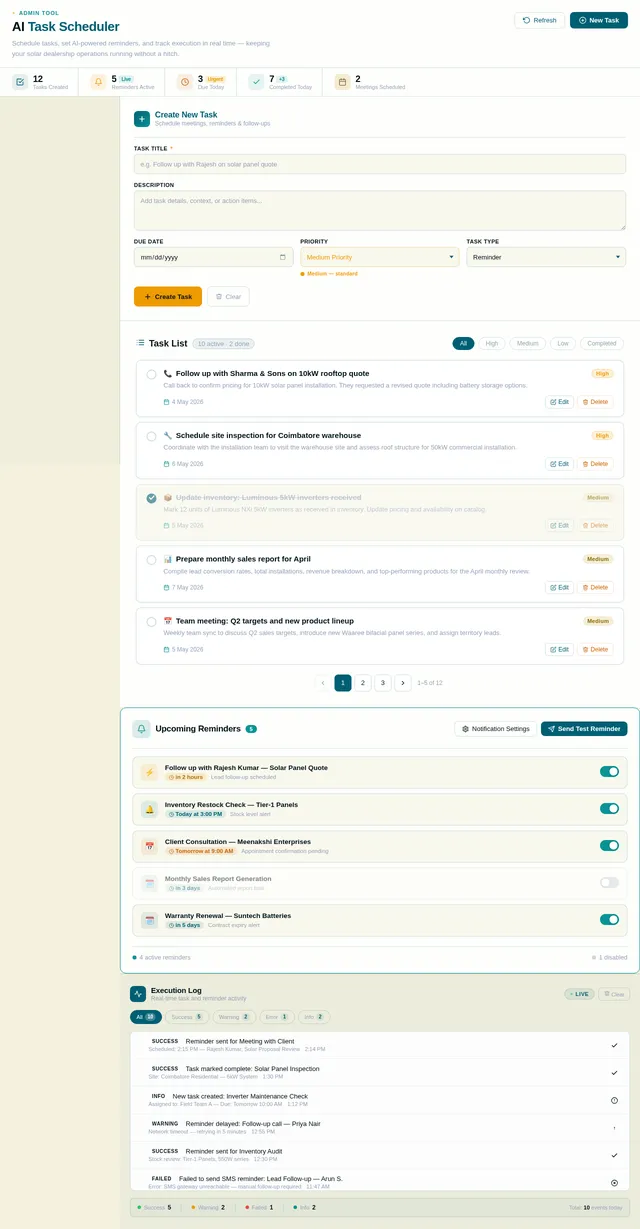 AI Scheduler