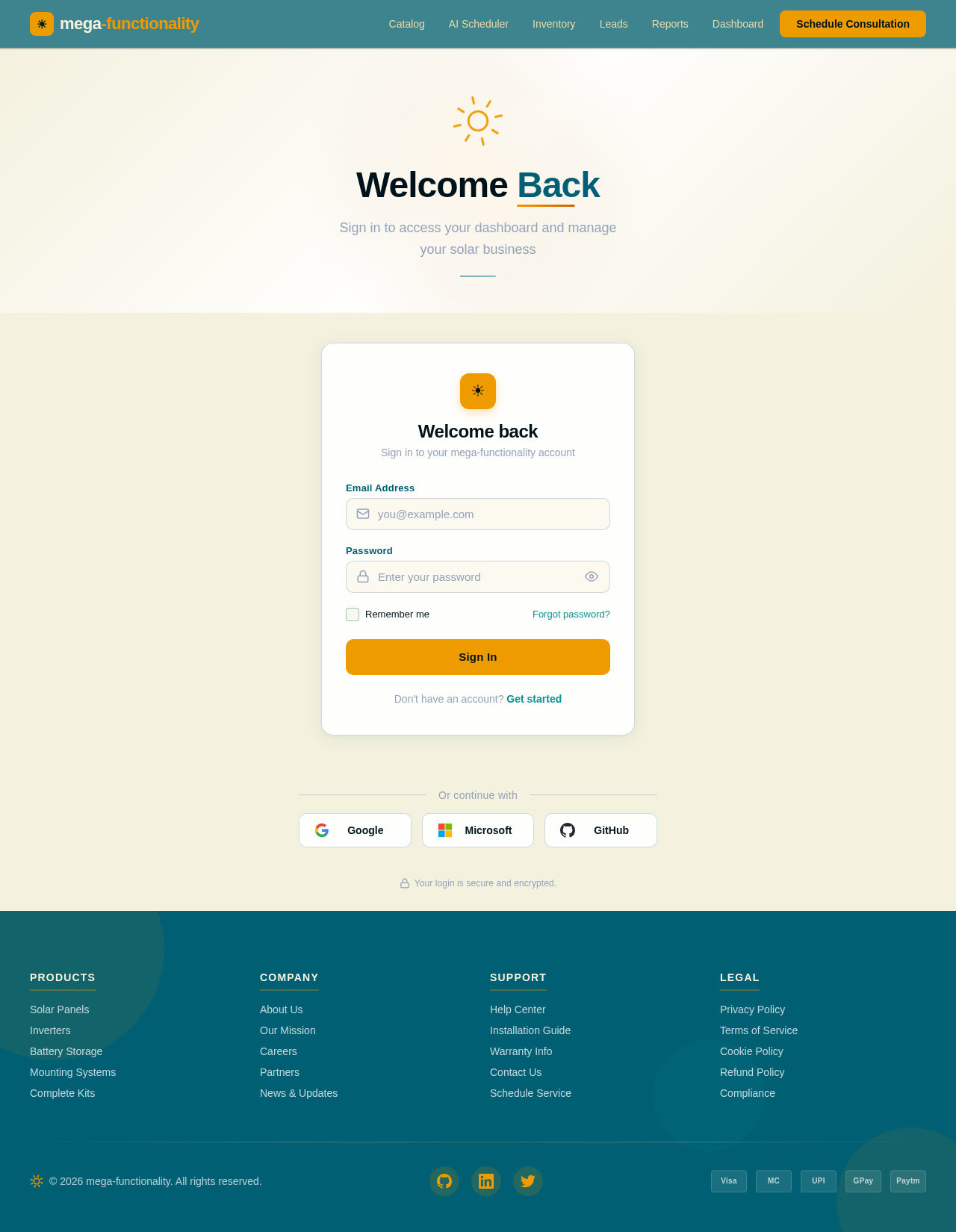 Login design preview