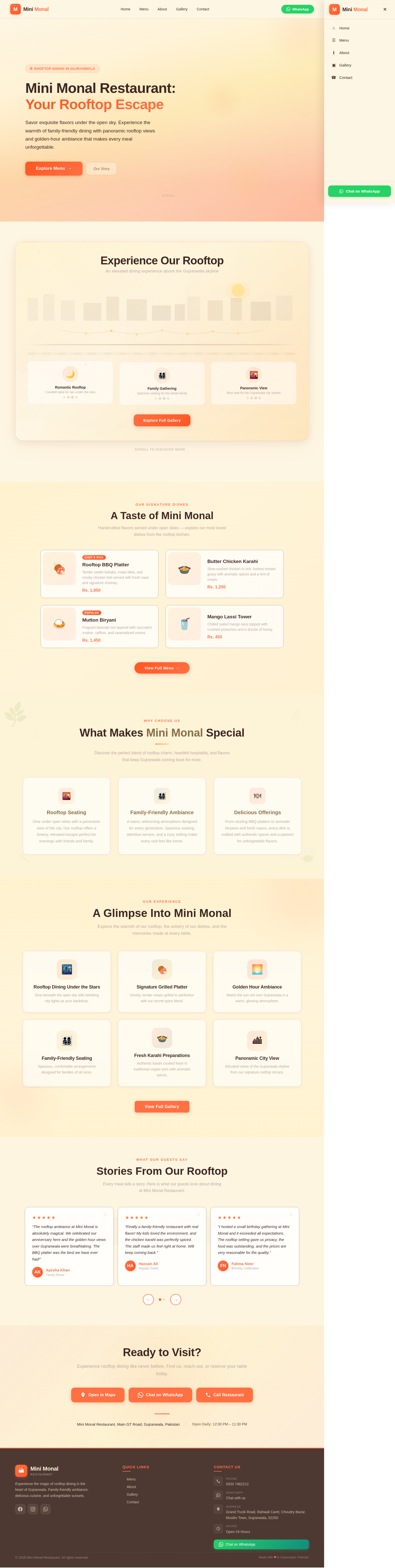 Landing design preview