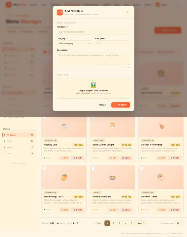 Menu Manager