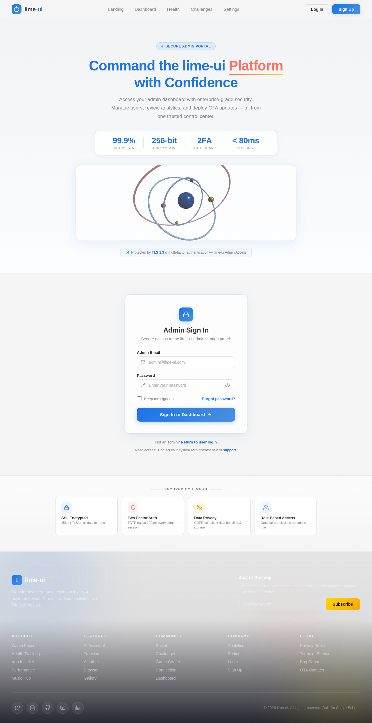 AdminLogin design preview