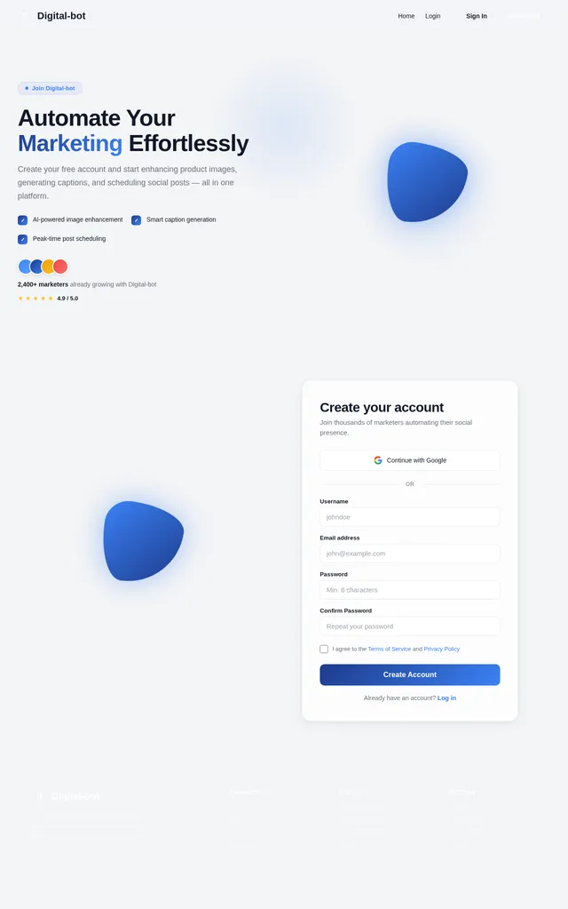 Signup