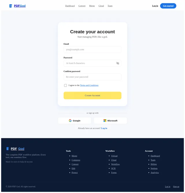 Signup