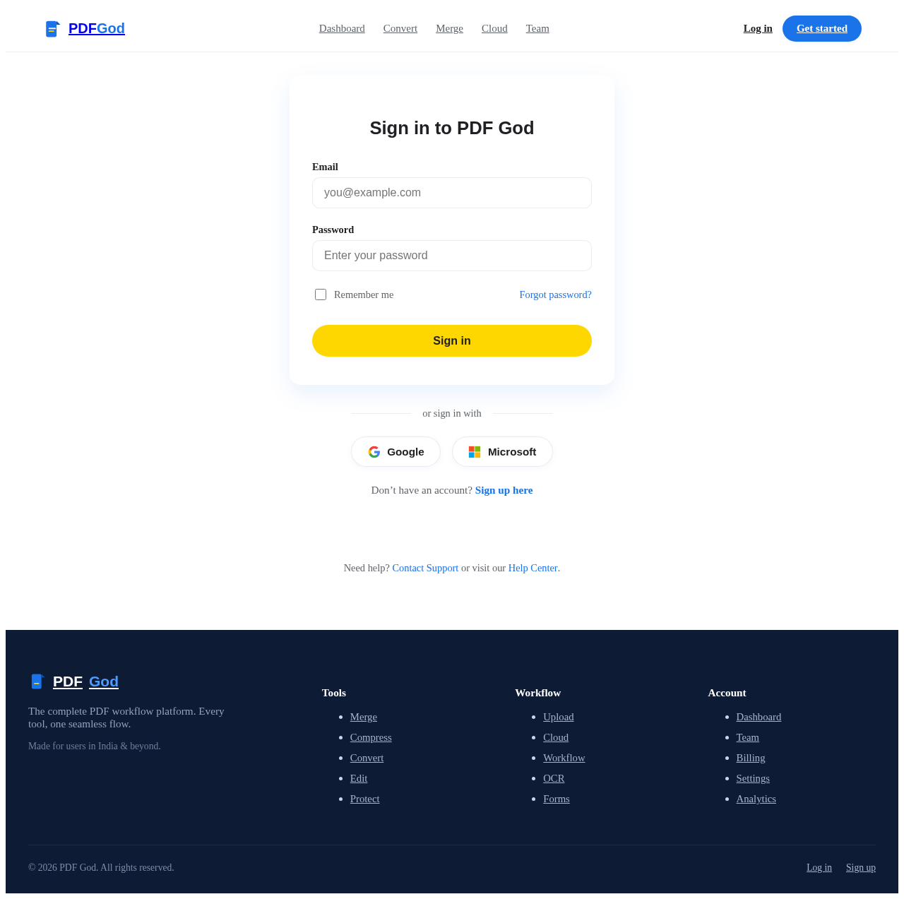 Login design preview