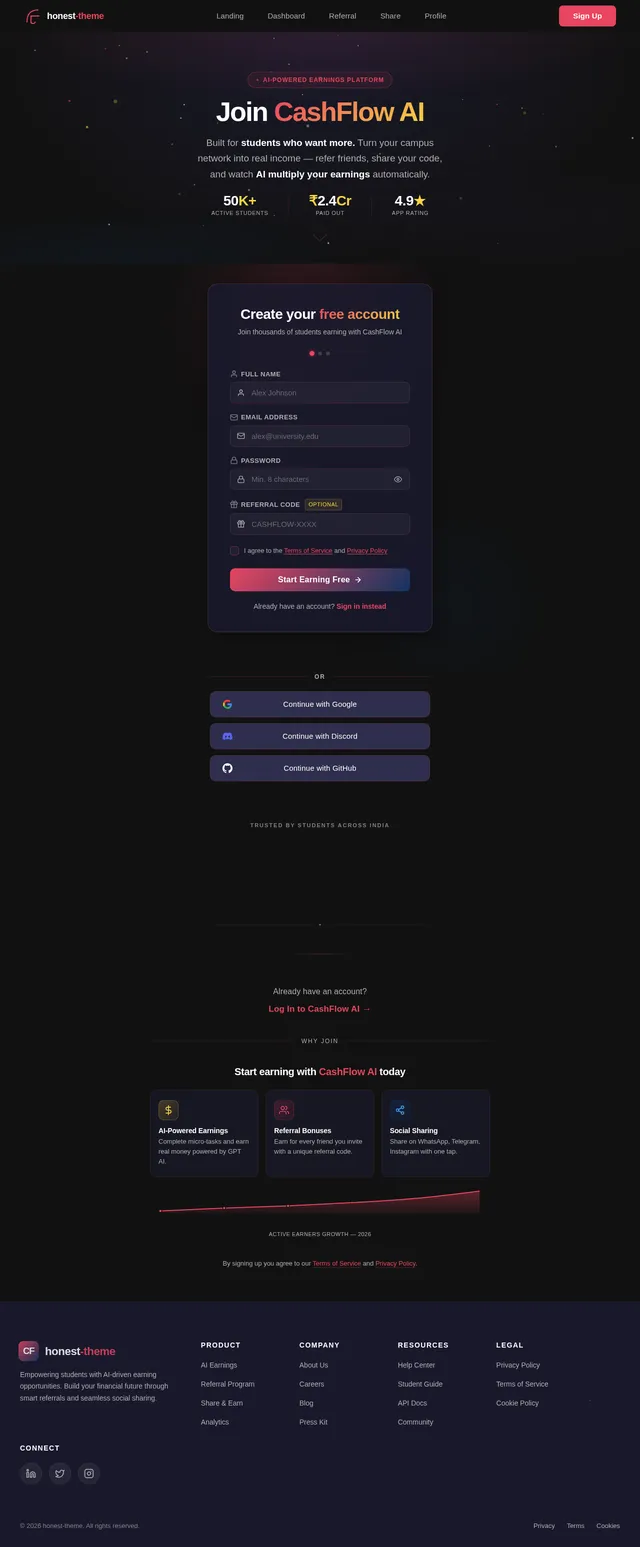 Signup