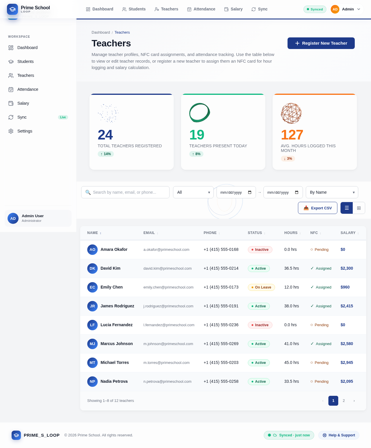 Teachers design preview