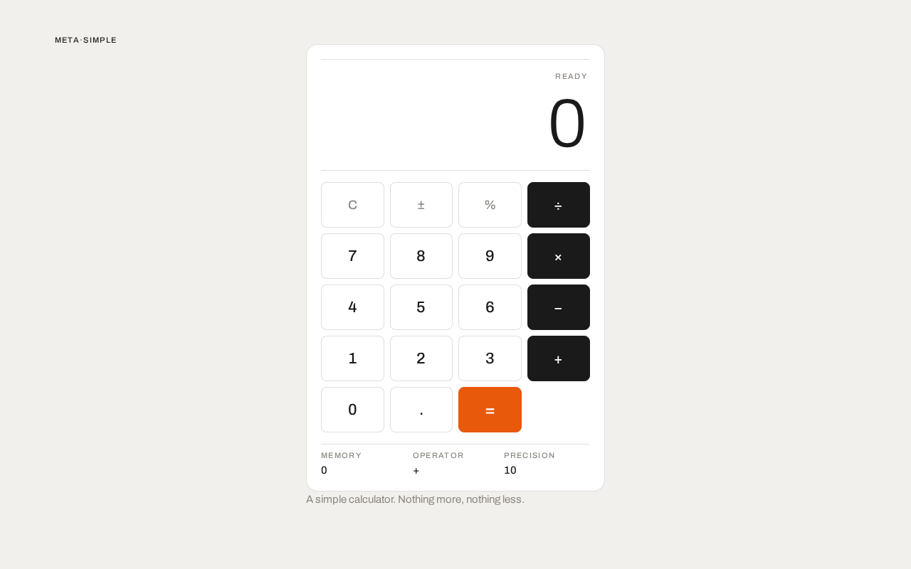 Calculator design preview