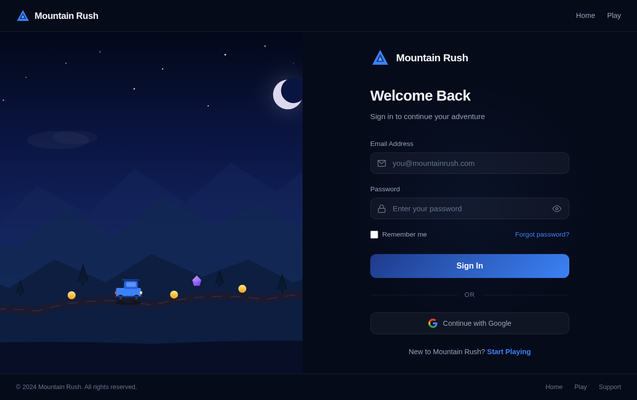 Login design preview