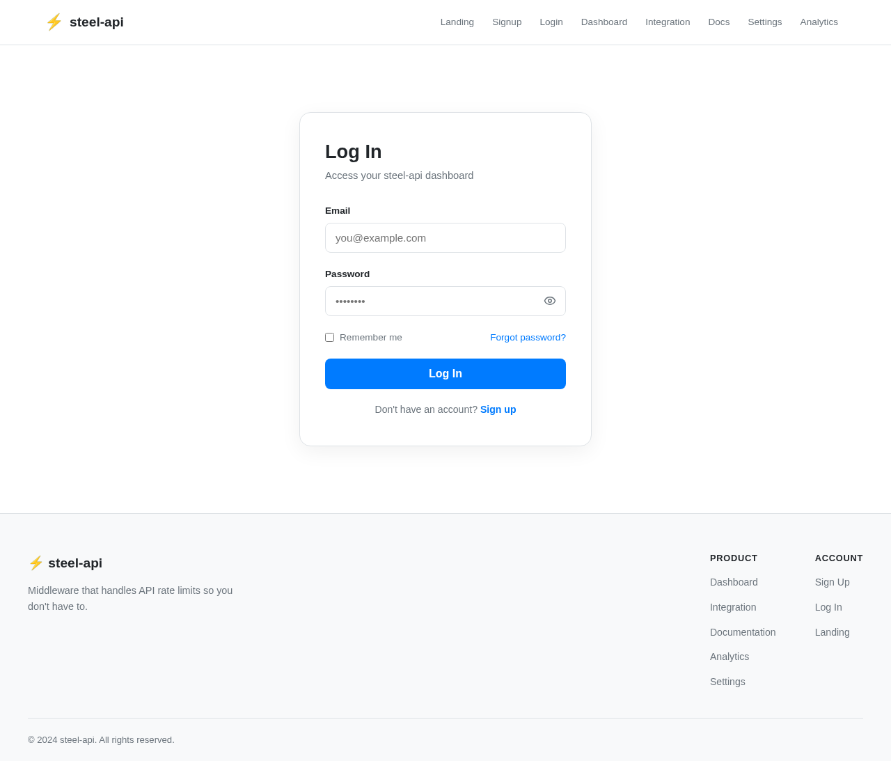 Login design preview