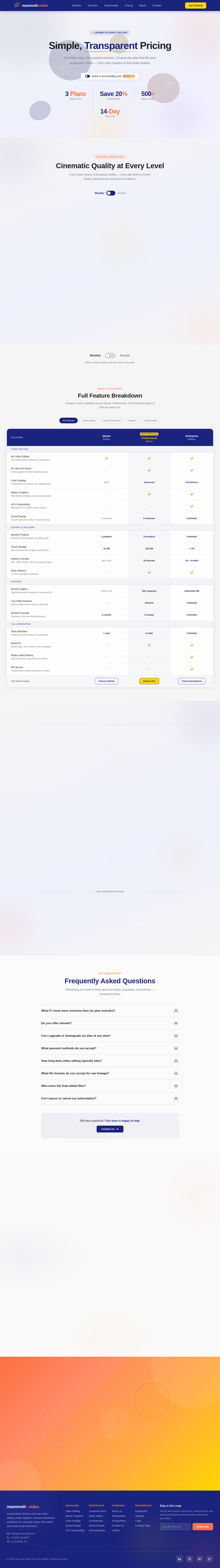 Pricing design preview