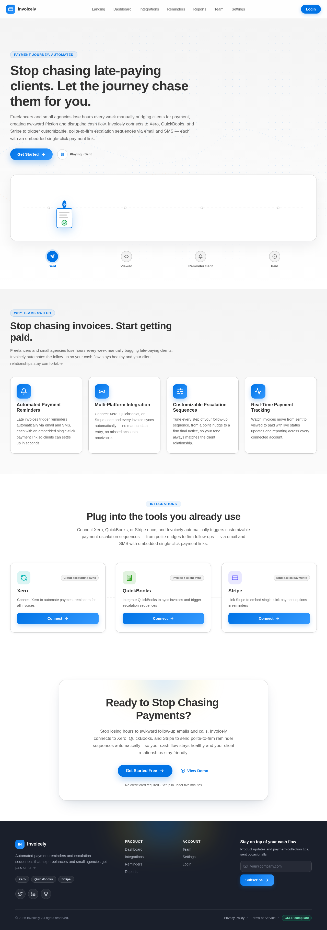 Landing design preview