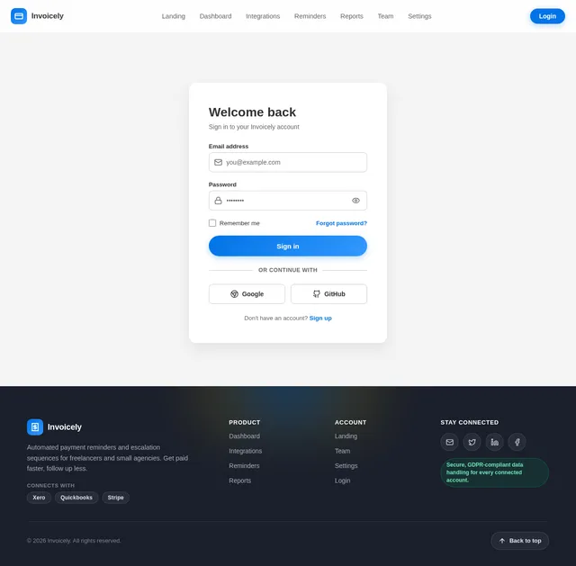 Login