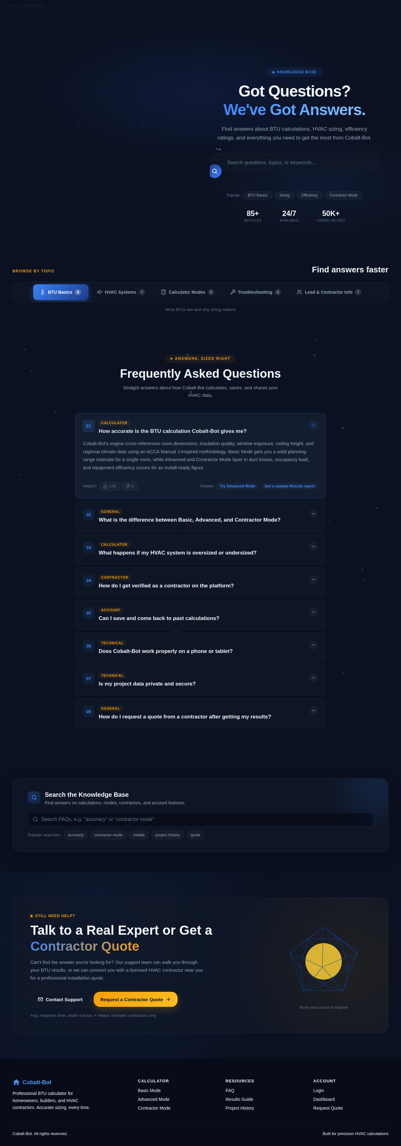 FAQ design preview