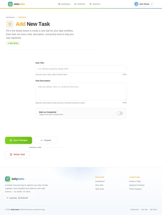 TaskForm