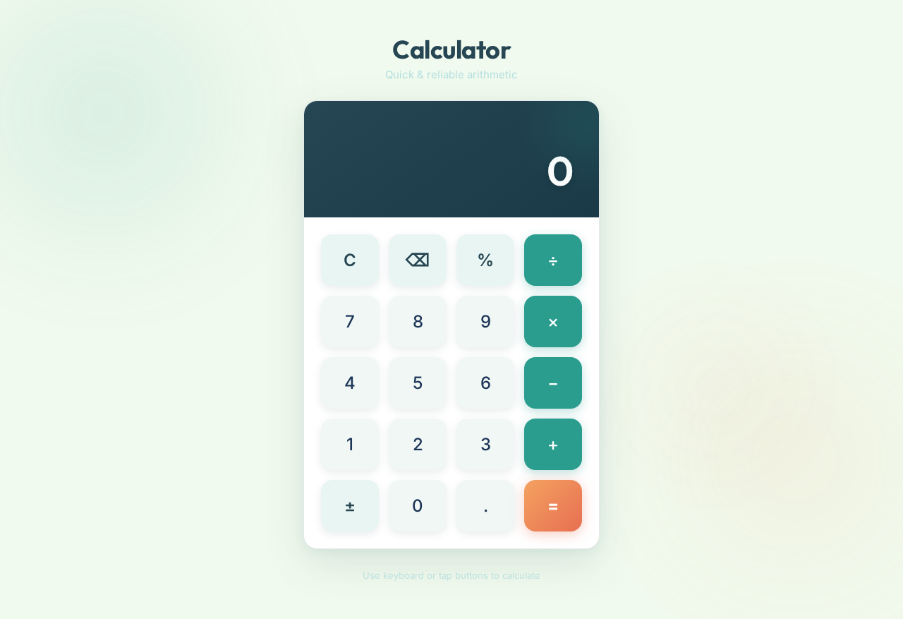 Calculator design preview