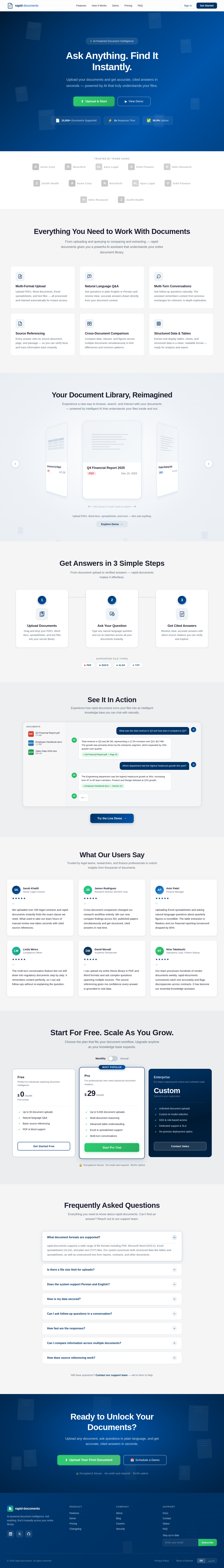 Landing design preview