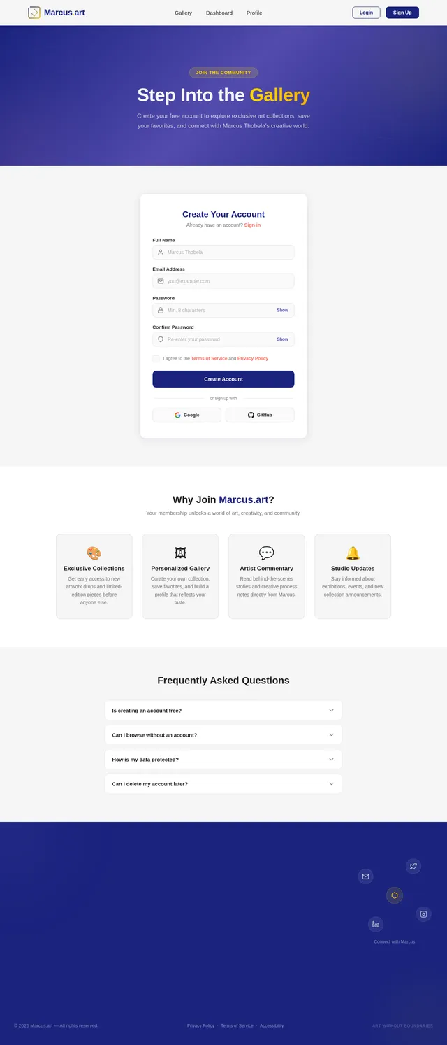 Signup