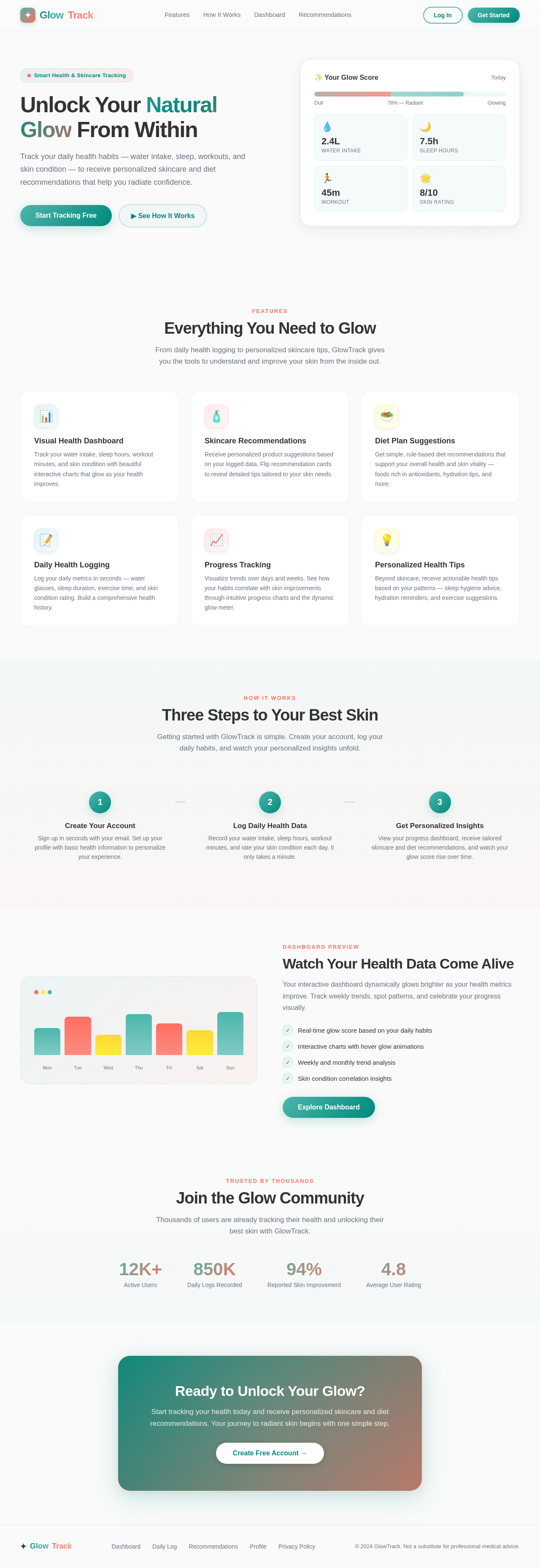 Landing design preview