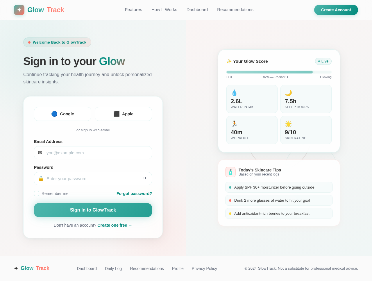 Login design preview