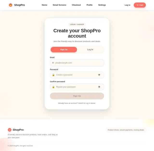 Login/Signup
