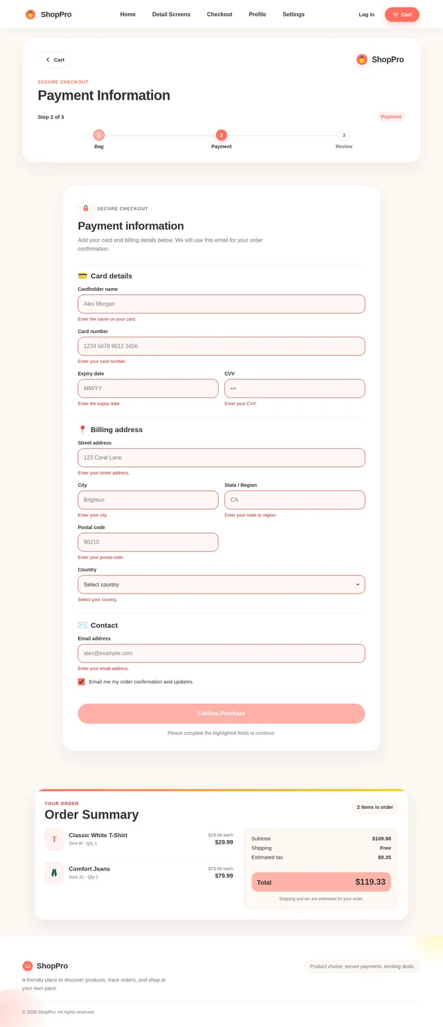 Checkout
