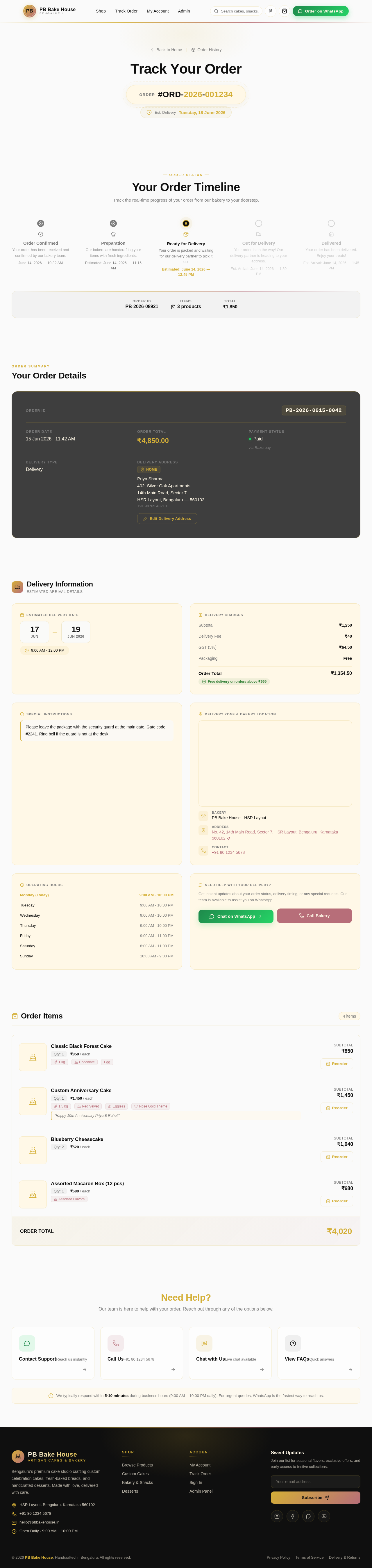 OrderTracking design preview