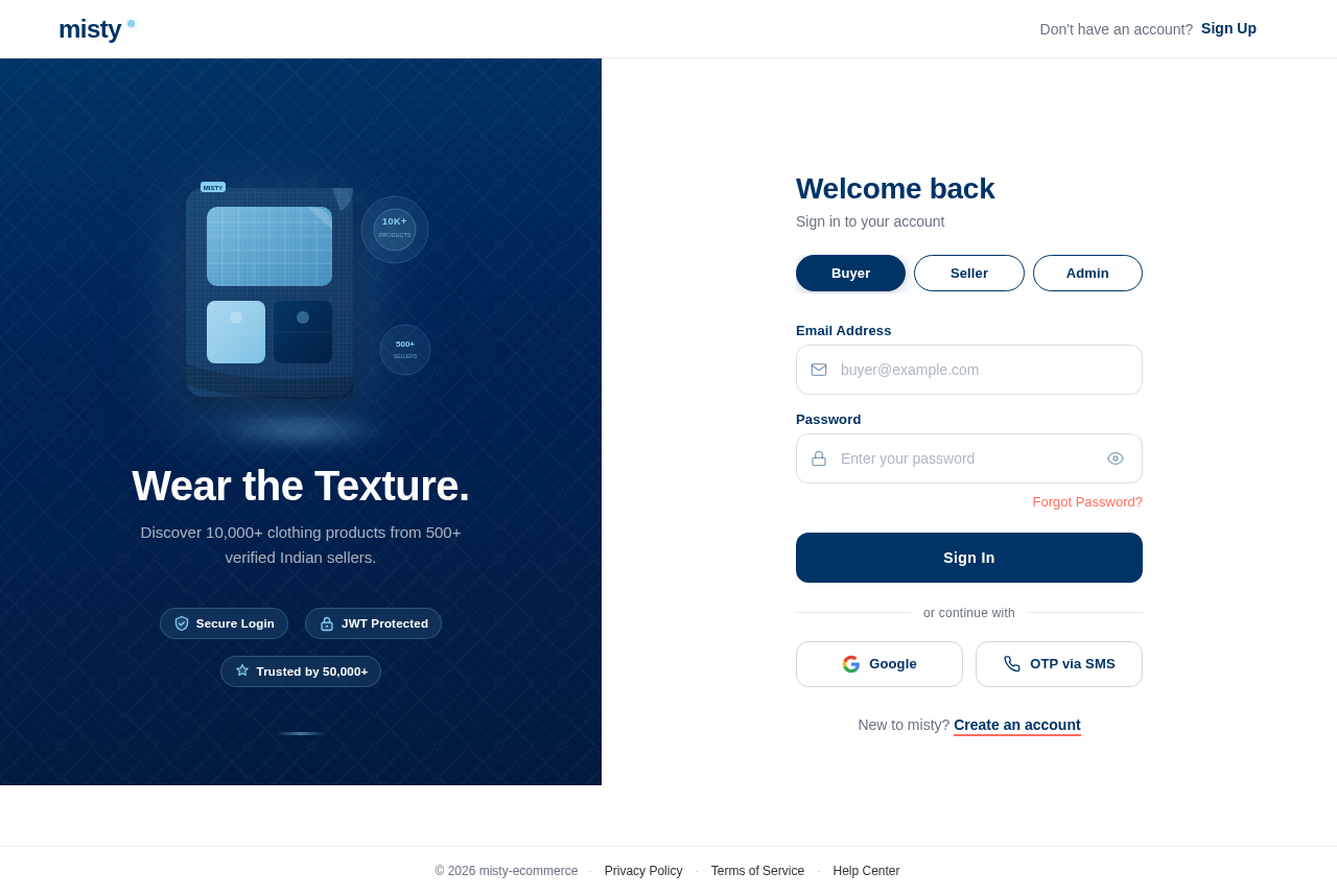Login design preview