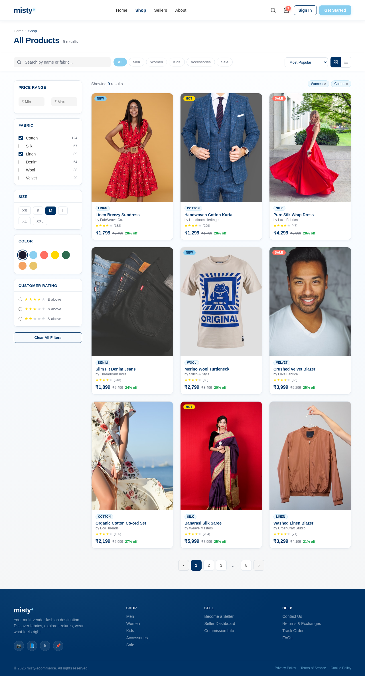 Listings design preview