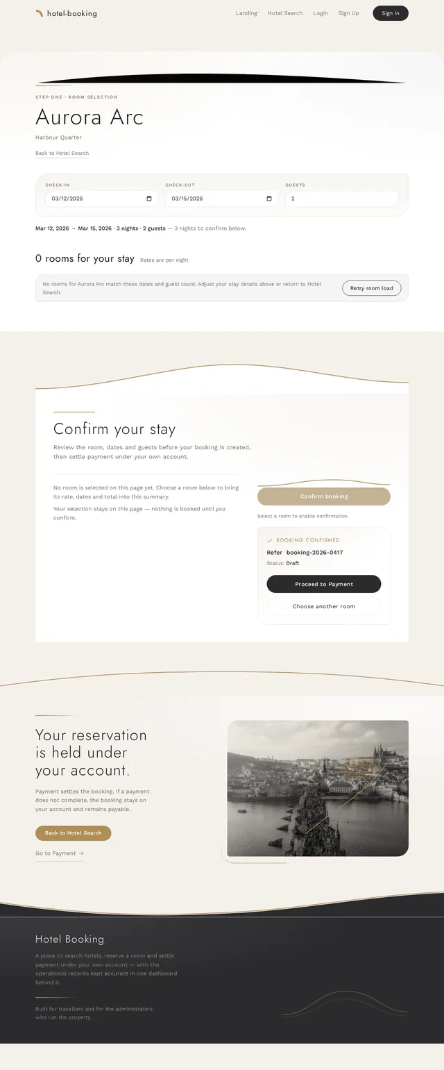 Booking