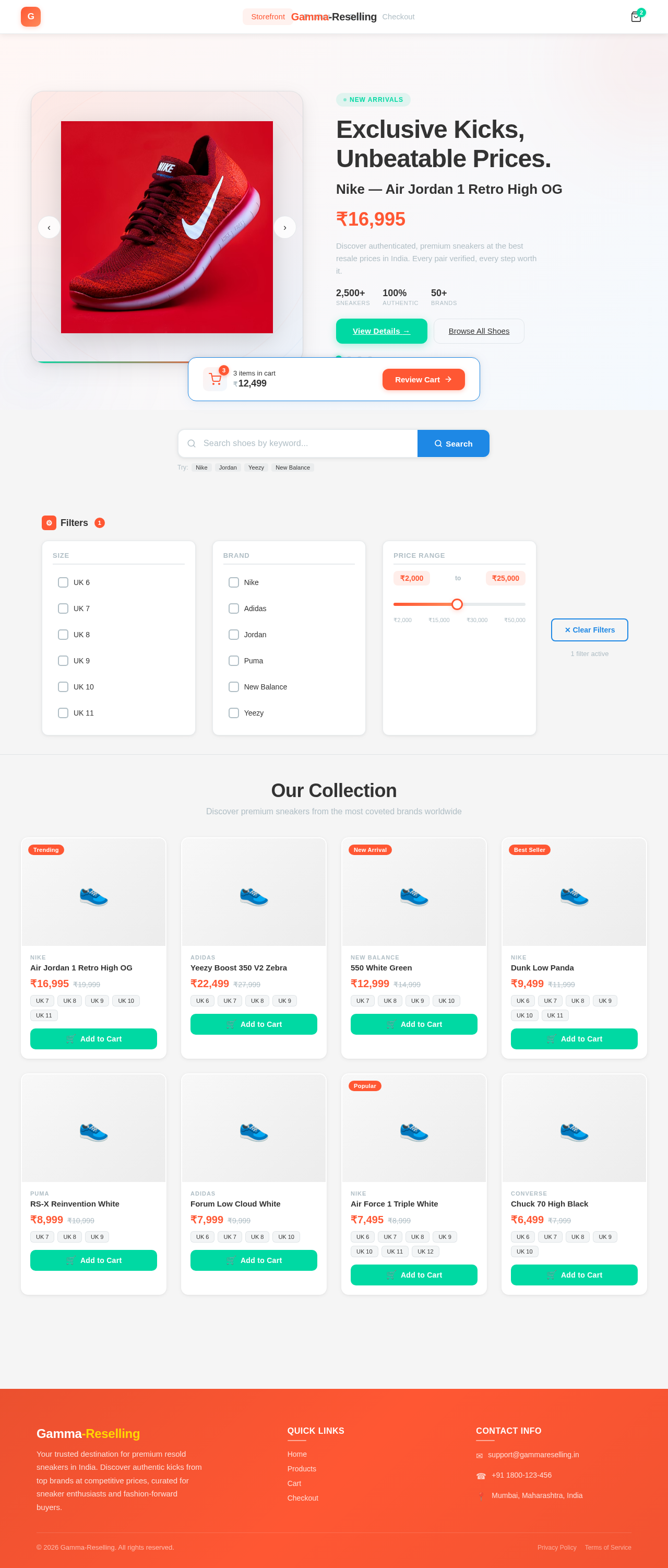 Storefront design preview