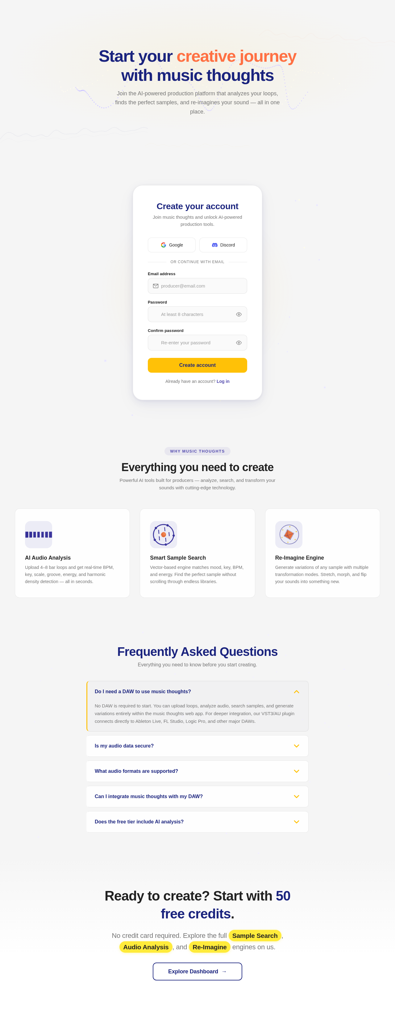 Signup design preview