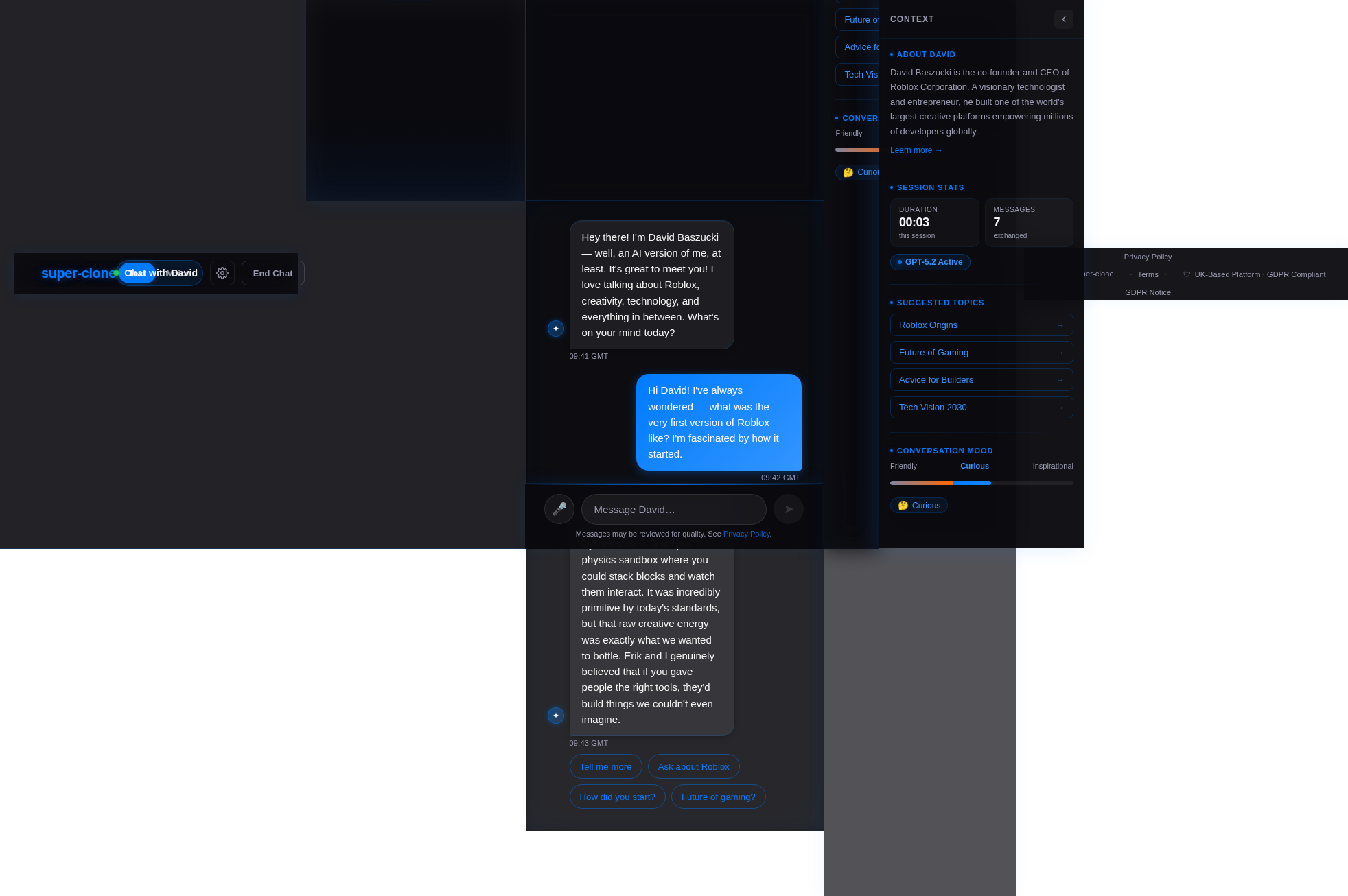 Chat design preview