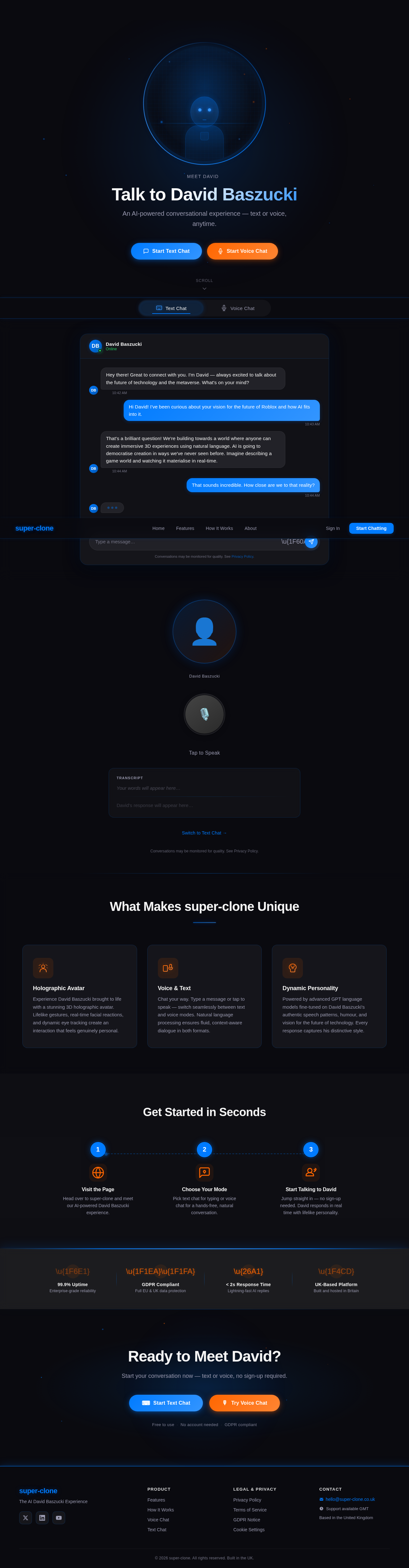Landing design preview