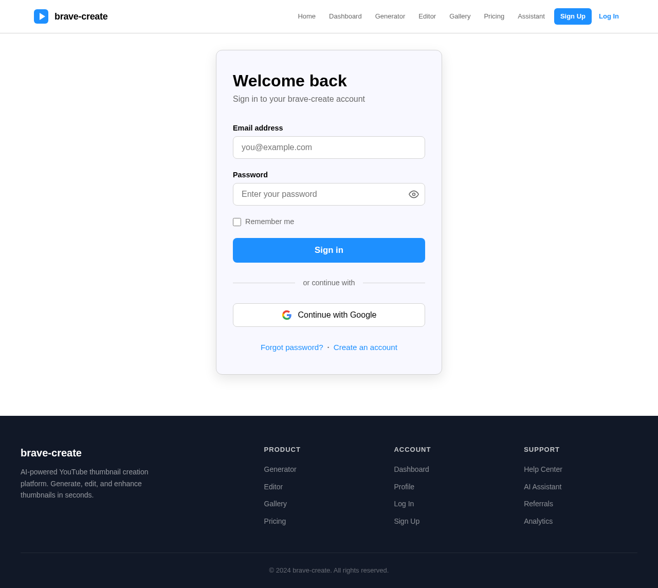 Login design preview