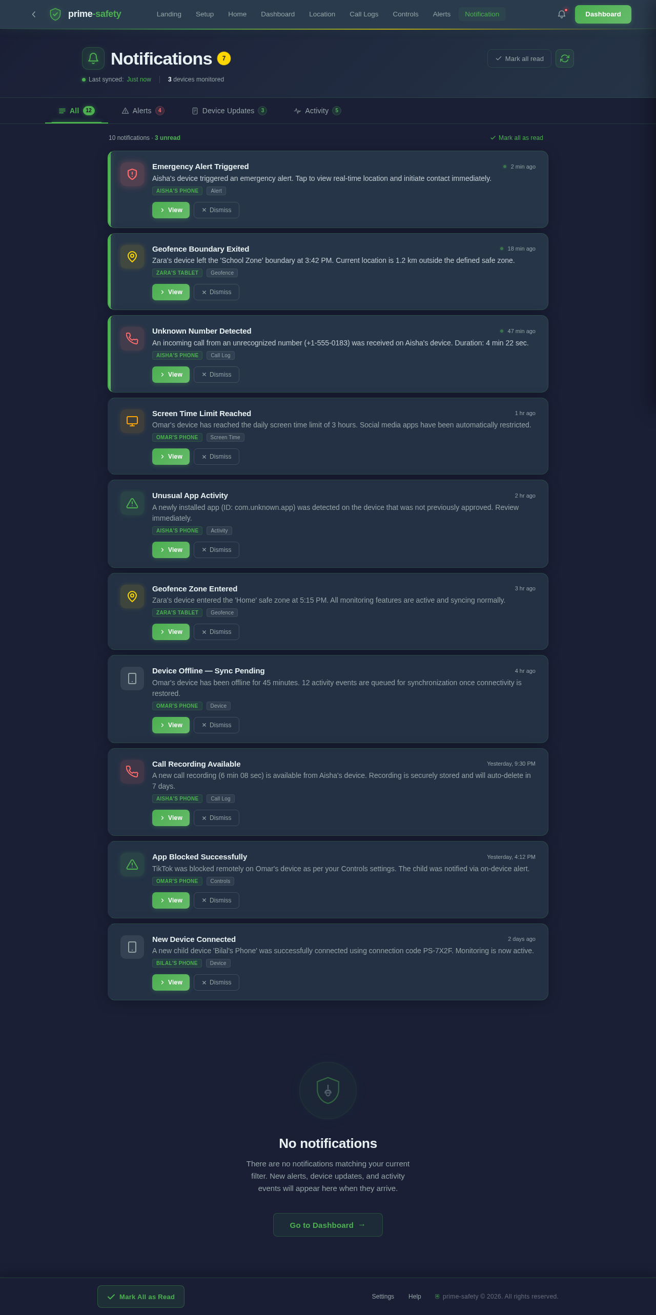 Notification design preview