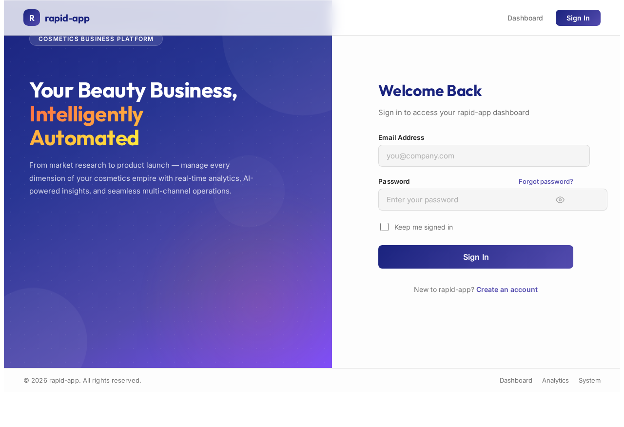 Login design preview