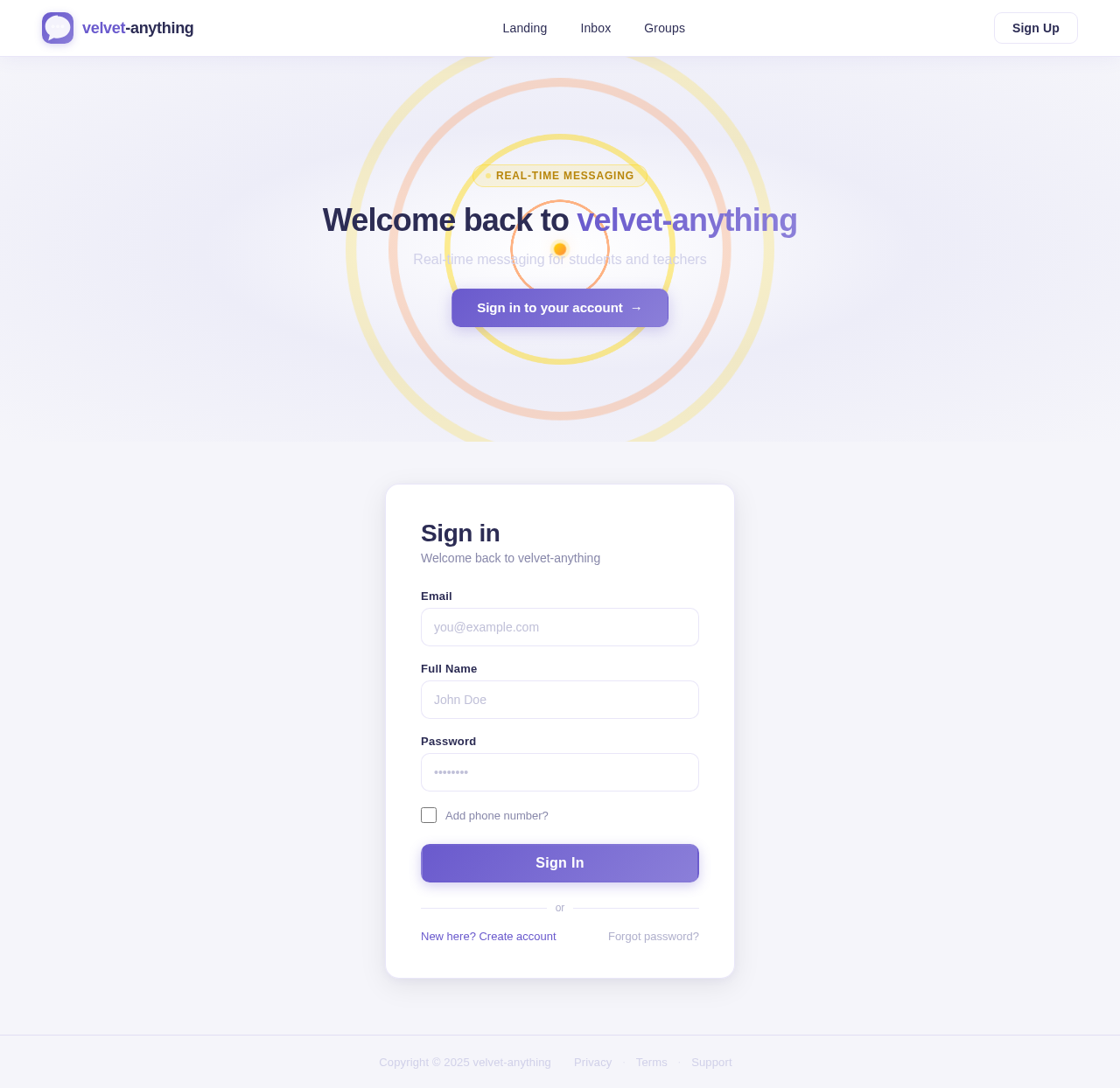 Login design preview