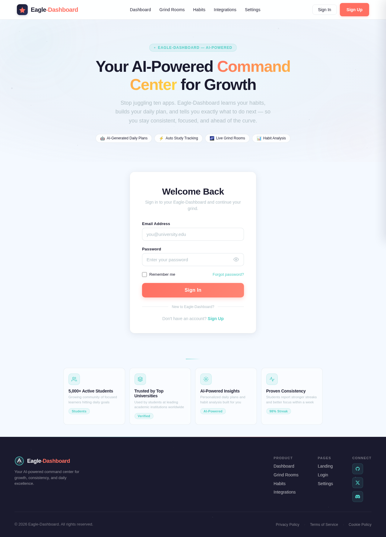 Login design preview