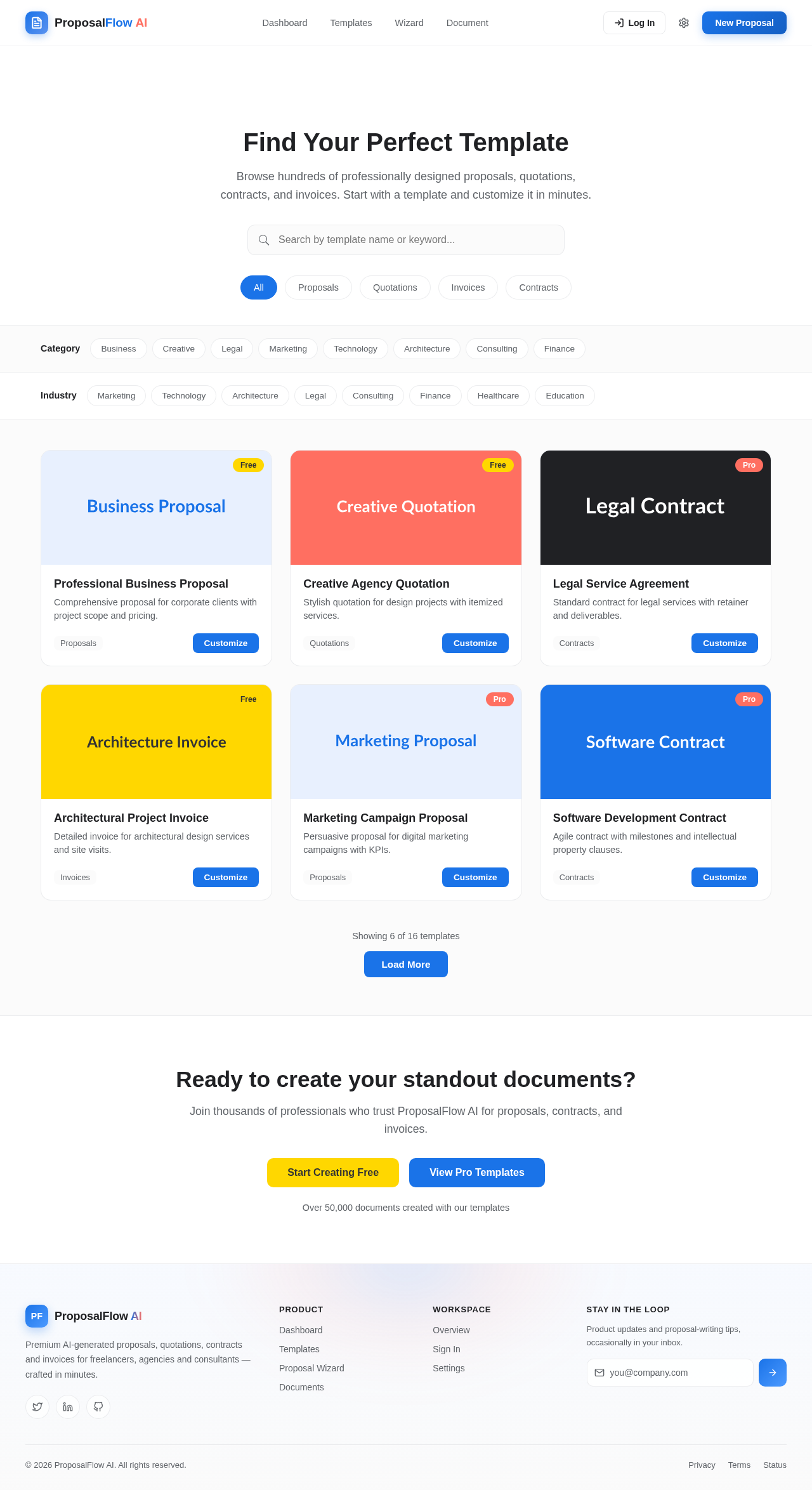 Templates design preview