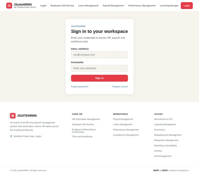 Login