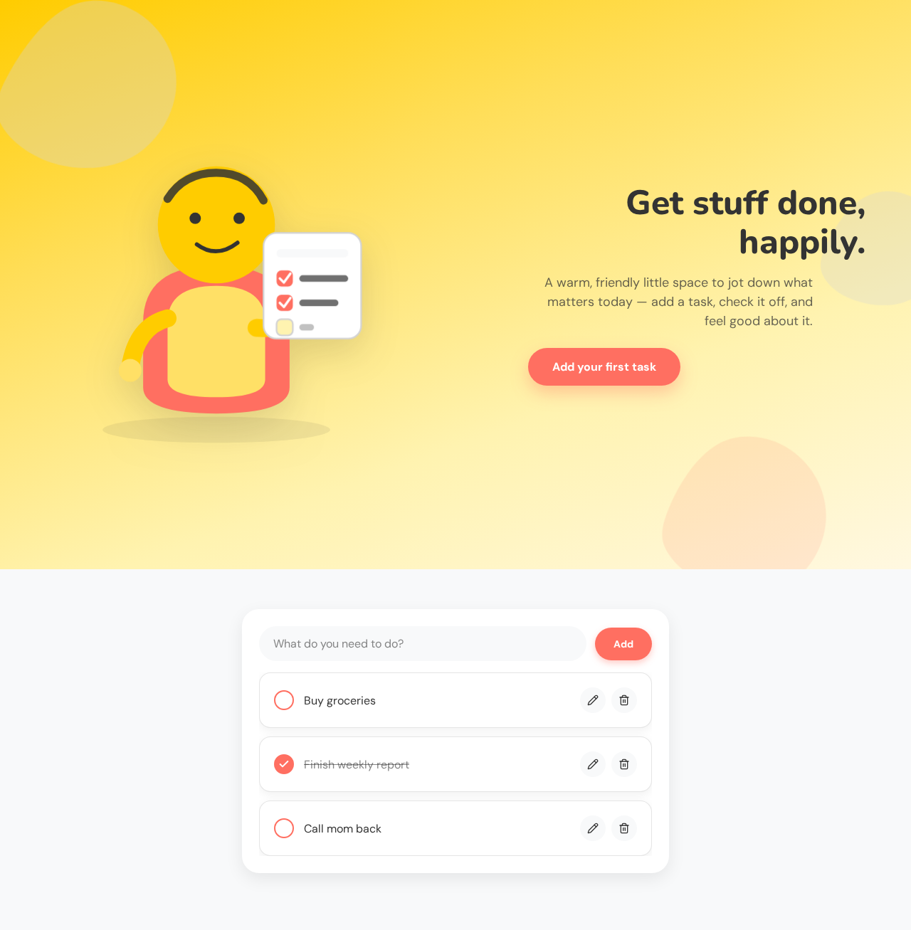 Landing design preview