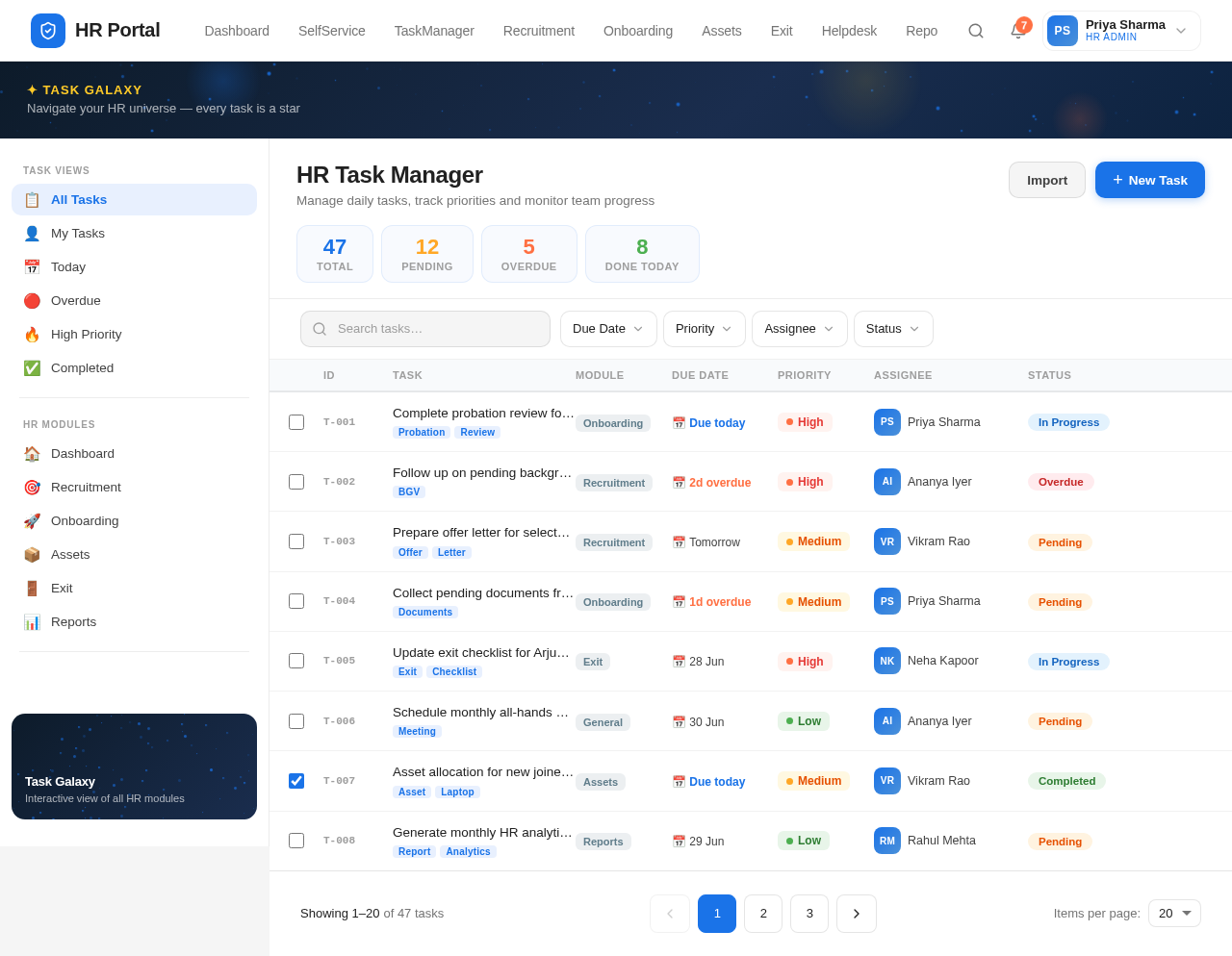 TaskManager design preview